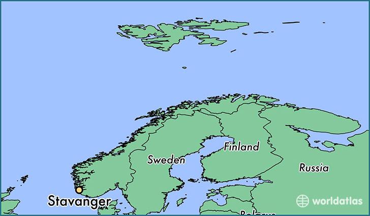 Stavanger Norge karta - Karta stavanger Norge (Norra Europa - Europa)
