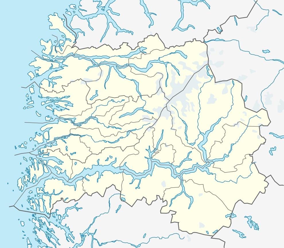 Karta över förr i Norge