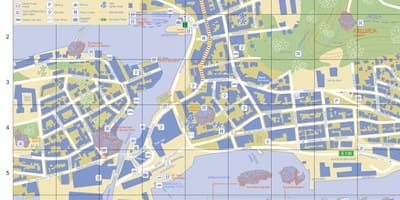 Ålesund Norge city karta