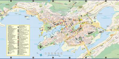Bergen Norge stadskarta