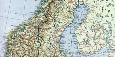 Karta över gamla Norge