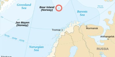 Karta över Norge öar 