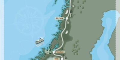 Camping Norge karta