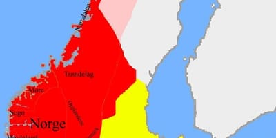 Karta över Norge gränser