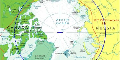Arktiska Norge karta